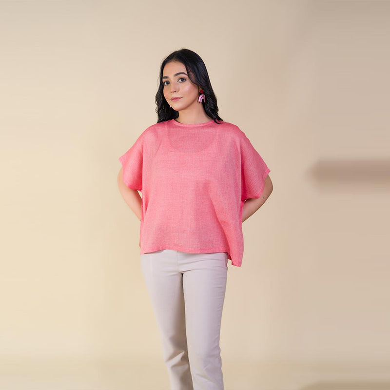 Salmon Pink Relaxed Comfort Fit (Women) Small, Medium, Large