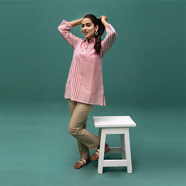 Rose fog & Moon mist Relaxed Comfort Fit shirt (Women) Small, Medium, Large