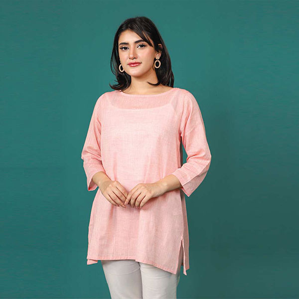 Pastel Pink Relaxed Comfort Fit Shirt (Women) Small, Medium, Large