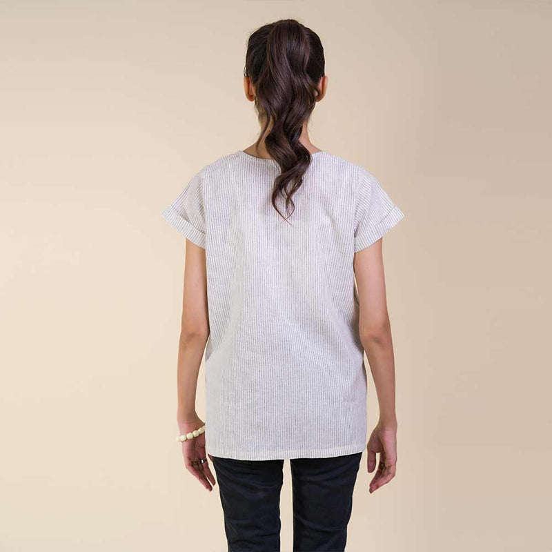 Pastel grey Regular  Fit Shirt (Women) Small, Medium, Large