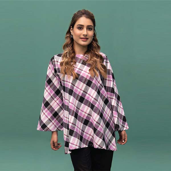Onyx black, Cloudy grey, Viola purple and  Quill grey Relaxed Comfort Fit Shirt (Women)