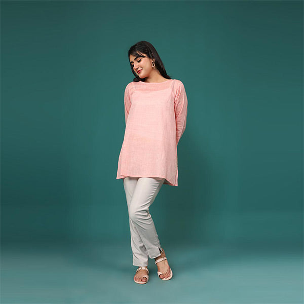 Pastel Pink Relaxed Comfort Fit Shirt (Women) Small, Medium, Large