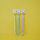 Cute Character Sika Pencil for Boys and Girls With Cartoons Head Caps, ( Price for 1 piece)