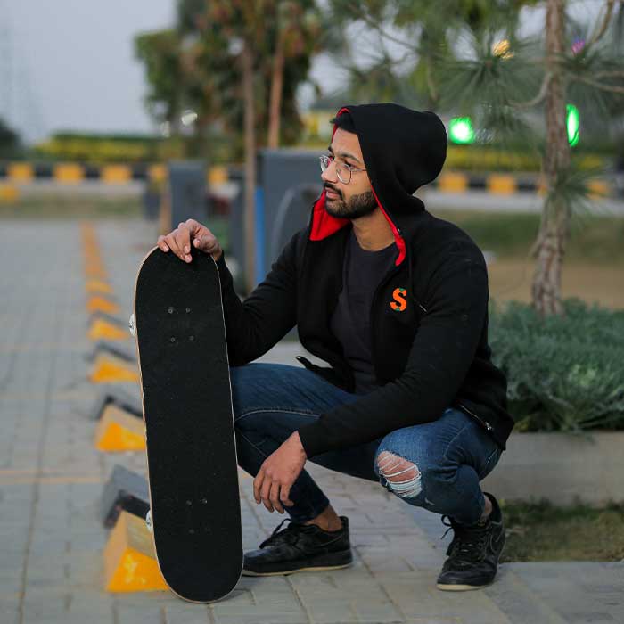 (Shine First) Skateboard For Adults & Professional 31 Inch