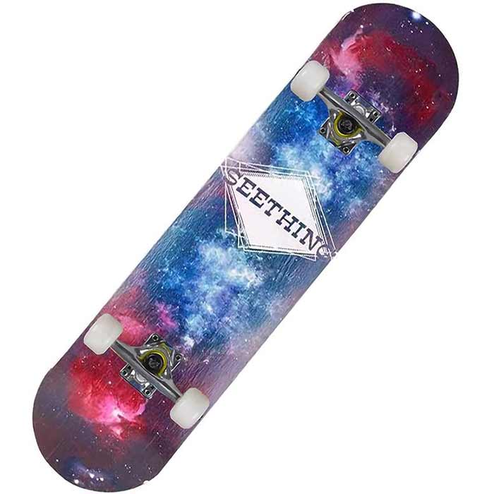 Seething (Shine First) Skateboard For Adults & Professional 31 Inch