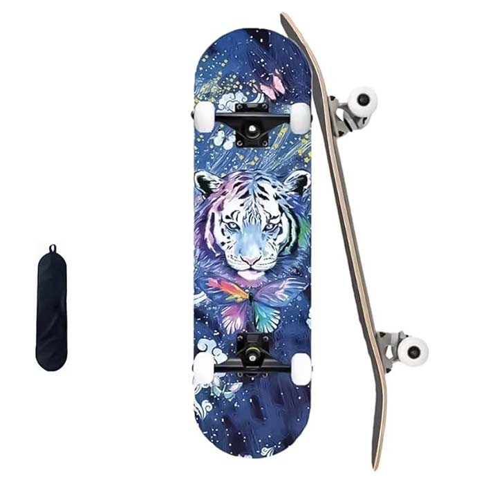 LION SEETHING 31 inches Professional Skateboard With Grip Tape