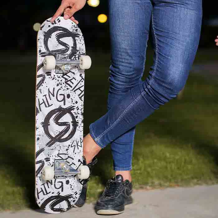 HING Professional Skateboard for Adults 31 inches With Grip Tape
