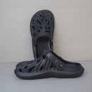 High Quality Black Wave Style Summer Sandals Classic Outdoor Non-slip Slippers. Size (42/43)