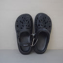 High Quality Black Wave Style Summer Sandals Classic Outdoor Non-slip Slippers. Size (44/45)