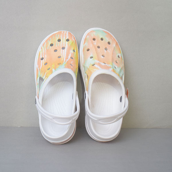 High Quality Summer Sandals Classic Outdoor Non-slip Slippers. (White Color) Size (44)
