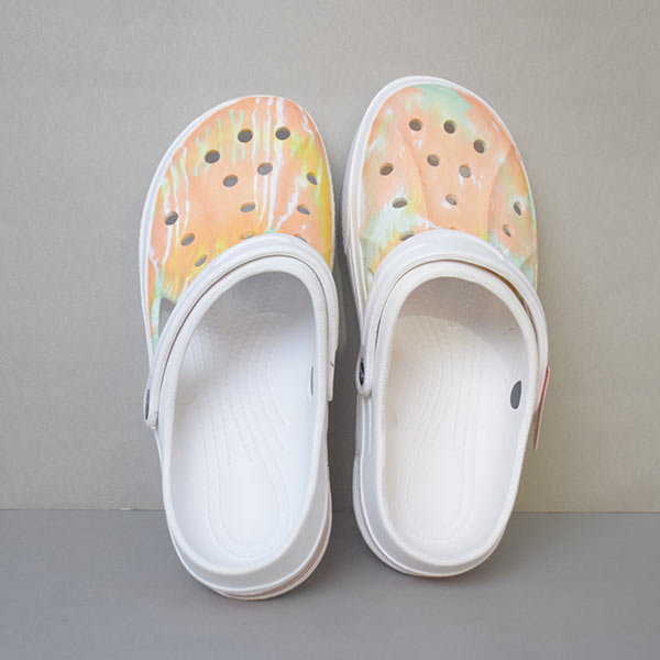 High Quality Summer Sandals Classic Outdoor Non-slip Slippers. (White Color) Size (44)