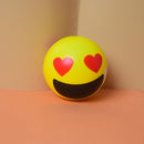 Yellow Squeeze Emoji Ball Exercise Stress Ball Soft PU Emoji Ball Pu Rubber Toy. (price for 1 piece)