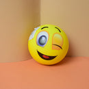Yellow Squeeze Emoji Ball Exercise Stress Ball Soft PU Emoji Ball Pu Rubber Toy. (price for 1 piece)