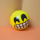 Yellow Squeeze Emoji Ball Exercise Stress Ball Soft PU Emoji Ball Pu Rubber Toy. (price for 1 piece)