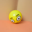 Yellow Squeeze Emoji Ball Exercise Stress Ball Soft PU Emoji Ball Pu Rubber Toy. (price for 1 piece)
