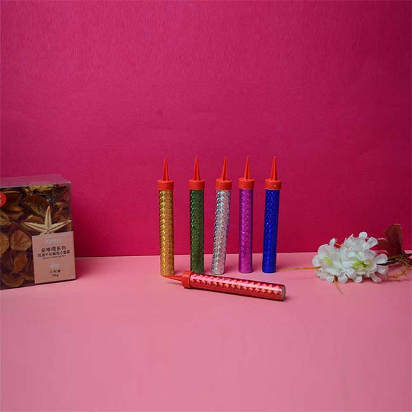 Birthday Sparkling Candles 6pc Pack 10cm Birthday Candles Multicolored Imported Cake candle Happy Birthday Party, Wedding Anniversary, Welcome party .Baby shower , Bridal shower