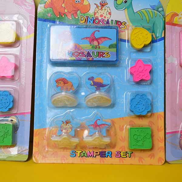 Animal Stamp and Ink Pad Set (15*11.5*2cm) (Price For 1 Piece)