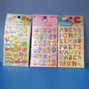 ABC, 123 And Fruit Collection , Heart Shape And Dinosaur Series Stickers For Kids. Learning Stickers For Kids. ( Price For 1 Piece)