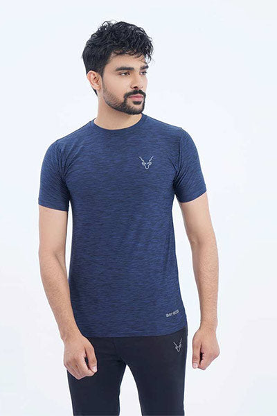 AERODRY Blue T-Shirt for Men's