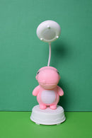 Cute Cartoon Shape Table lamp Rechargeable Cute Cartoon LED Table Lamp with Attached pencil Sharpener