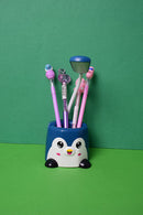 3 in 1 Penguin Table lamp Rechargeable Cute Cartoon LED Table Lamp with Pen Holder