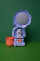 Cute Bunny Table Lamp with Pencil Holder , Desk Lamp for Kids, Office Use and Home use.