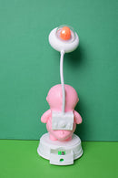 Cute Cartoon Shape Table lamp Rechargeable Cute Cartoon LED Table Lamp with Attached pencil Sharpener