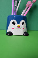 3 in 1 Penguin Table lamp Rechargeable Cute Cartoon LED Table Lamp with Pen Holder