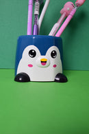 3 in 1 Penguin Table lamp Rechargeable Cute Cartoon LED Table Lamp with Pen Holder
