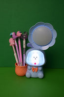 Cute Bunny Table Lamp with Pencil Holder , Desk Lamp for Kids, Office Use and Home use.