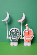 3 in 1 Alarm Clock with Led Lamp With Pencil Sharpener – Space Alarm Clock  for Kids with Small Toy, Alarm Clocks for Students, Loud Bell Alarm Clocks for home use