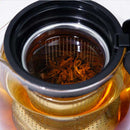 Simple Fashion Glass Teapot Set 900ml. (Black)