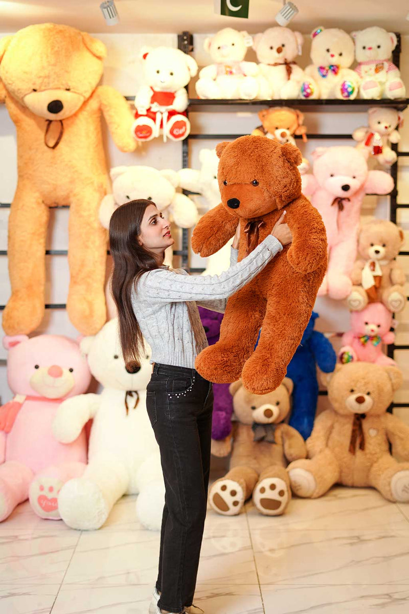 Soft And Huggable Jumbo Brown Teddy Bear 100cm - Giant Teddy Bear