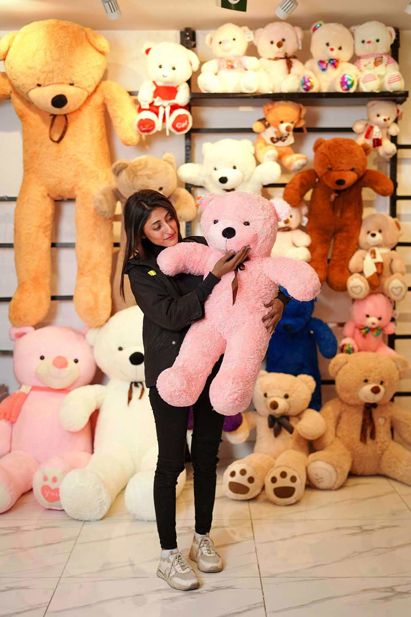 Soft And Huggable Jumbo Pink Teddy Bear 100cm - Giant Teddy Bear