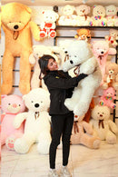 Soft And Huggable Jumbo White Teddy Bear 100cm - Giant Teddy Bear