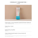 3 Count Simple Box-packed Soft Bristle Toothbrush.