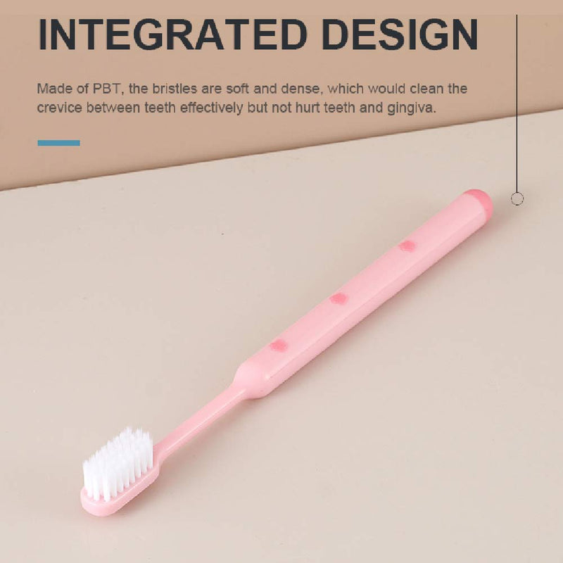 3 Count Simple Box-packed Soft Bristle Toothbrush.