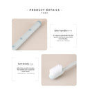 3 Count Simple Box-packed Soft Bristle Toothbrush.