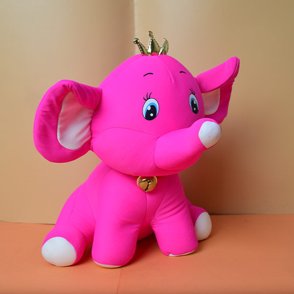Elephant Stuffed Animal Toys with Attached Head Crown Soft Kid Child Birthday gift. (price for 1 piece)