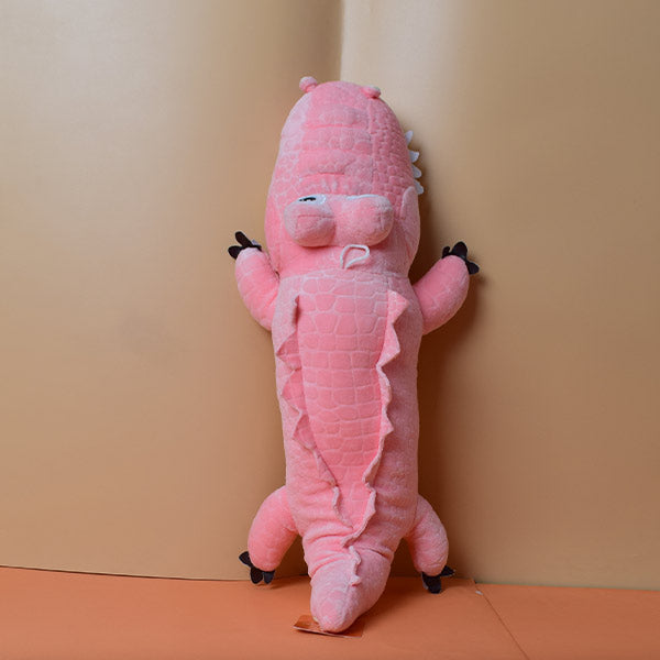 Big-eyed crocodile doll soft long sleeping clip leg pillow cute and children's plush toy. ( Price for 1 piece)
