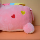 Cute Elephant Fluffy Plush Toys With Blanket, Elephant Stuffed Toy Cute Gift for your Loved Ones.(price for 1 piece)