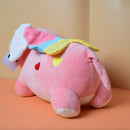 Cute Elephant Fluffy Plush Toys With Blanket, Elephant Stuffed Toy Cute Gift for your Loved Ones.(price for 1 piece)