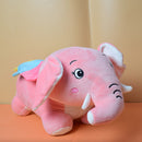 Cute Elephant Fluffy Plush Toys With Blanket, Elephant Stuffed Toy Cute Gift for your Loved Ones.(price for 1 piece)