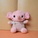 Soft And Cute Elephant Dress Heart Big Ear Cute Cartoon Stuffed Animal Toy. Best For Gifts
