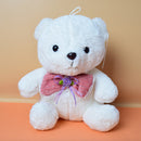 Soft Fluffy Cute Teddy Bear With Colorful Bow, Soft Plush Toy for Your Loved Ones. (Price for 1 piece)