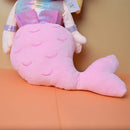 Mermaid Pillow Blanket Cartoon Multifunctional Nap Air Conditioning Blanket Car Cushion Soft Toy with Blanket. (price for 1 piece)