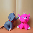 Elephant Stuffed Animal Toys with Attached Head Crown Soft Kid Child Birthday gift. (price for 1 piece)
