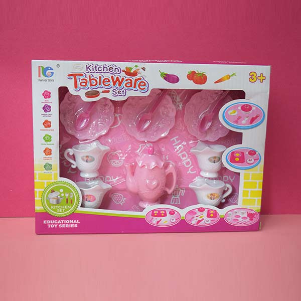 Tea Party Kitchen Set Toy With Accessories Toy for Girls and Boys Educational Learning Toy ( Age 3+)
