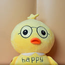 Soft And Cute Glassy Cotton Duck Stuff Toy, Kids Stuffed Toy. Best for Gifts.