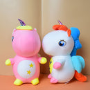 Cute Angel Unicorn Doll Stuffed Toys with Pony Sleeping Doll Birthday Gifts Living Room Decorations.